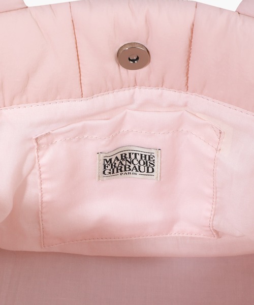 MARITHE + FRANCOIS GIRBAUD(マリテフランソワジルボー)の「CLASSIC LOGO PADDING TOTE BAG(ハンドバッグ・レディース・アイボリー/ベビーピンク/Black・フリー)」の21枚目の写真