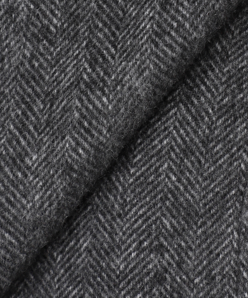 JOURNAL STANDARD(ジャーナルスタンダード)の「MANTECO ヘリンボン フレアバルカラーコート(ステンカラーコート・レディース・ベージュ/グレー・FREE)」の11枚目の写真