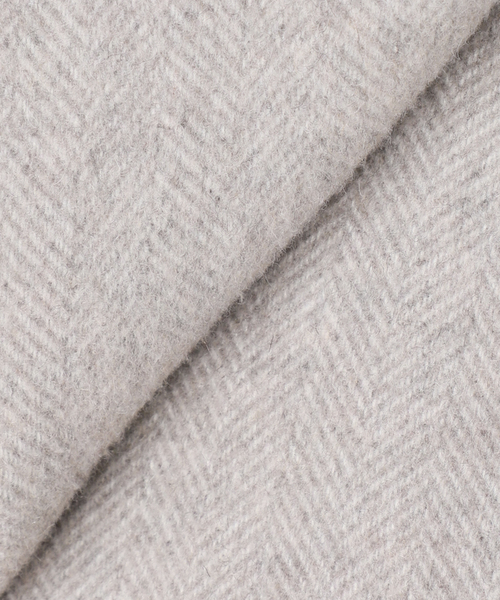 JOURNAL STANDARD(ジャーナルスタンダード)の「MANTECO ヘリンボン フレアバルカラーコート(ステンカラーコート・レディース・ベージュ/グレー・FREE)」の5枚目の写真