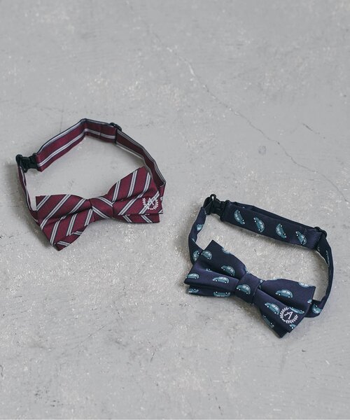 apres les cours(アプレレクール)の「フォーマル蝶ネクタイ(ネクタイ・キッズ・ストライプ/ネイビー・FREE)」の8枚目の写真