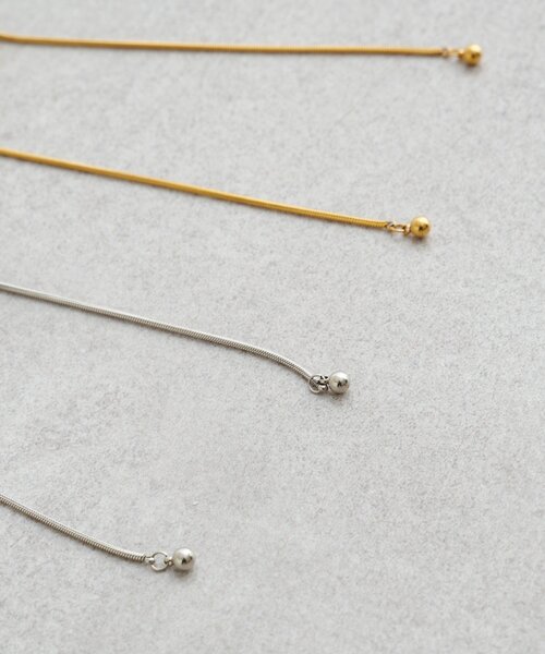 SHENERY（シーナリー）の「スネークウェーブネックレス（ネックレス・レディース・ゴールド/シルバー・FREE）」の7枚目の写真