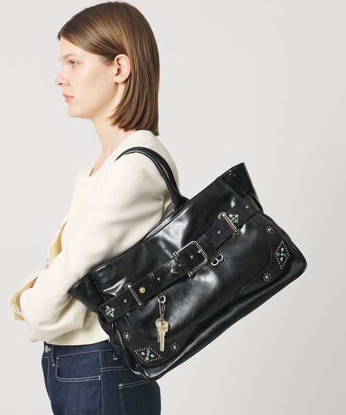 OSOI(オソイ)の「<OSOI>TOTE BROCLE バッグ GEM(トートバッグ・レディース・ブラック・FREE)」の18枚目の写真
