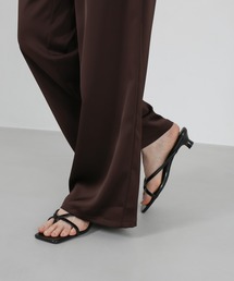 select MOCA | ワイドスクエアトングローヒールサンダル(サンダル)
