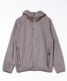 【SR】【it】【MMMM】バックサイドフリース スウェード ZIPパーカー