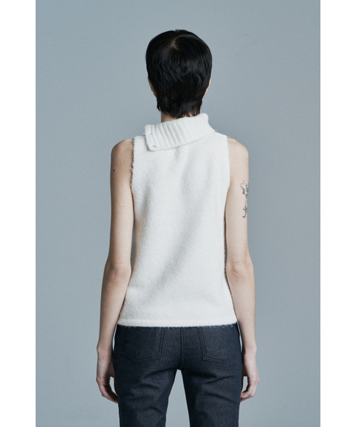 SYNERJYN（シナジン）の「JOY KNIT TOP WHITE（ニット/セーター・レディース・その他・ONE SIZE）」の3枚目の写真