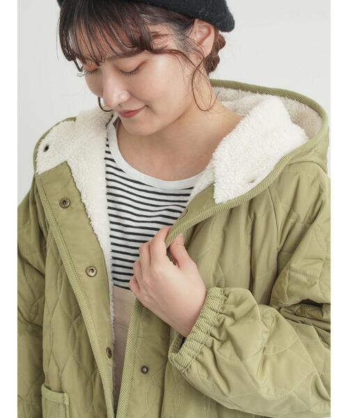 セール】リバーシブルボアブルゾン（ブルゾン）｜Samansa Mos2