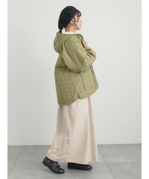 Samansa Mos2（サマンサ モスモス）の「リバーシブルボアブルゾン（ブルゾン・レディース・カーキ/ブラック/グリーン/キナリ・F）」の9枚目の写真