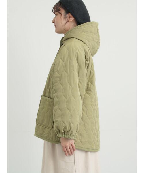 Samansa Mos2（サマンサ モスモス）の「リバーシブルボアブルゾン（ブルゾン・レディース・カーキ/ブラック/グリーン/キナリ・F）」の20枚目の写真