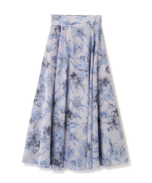 JILL by JILL STUART（ジルバイジルスチュアート）の「シアーアートフラワープリントスカート（スカート・レディース・ホワイト系その他/ブルー系その他/ピンク系その他・FREE）」の16枚目の写真