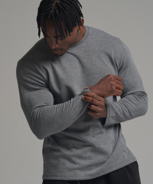 PHERMENON(フェルメノン)の「マッスルフィットイージーロングスリーブ - グレー(Tシャツ/カットソー・メンズ・その他・1/2/3)」の10枚目の写真