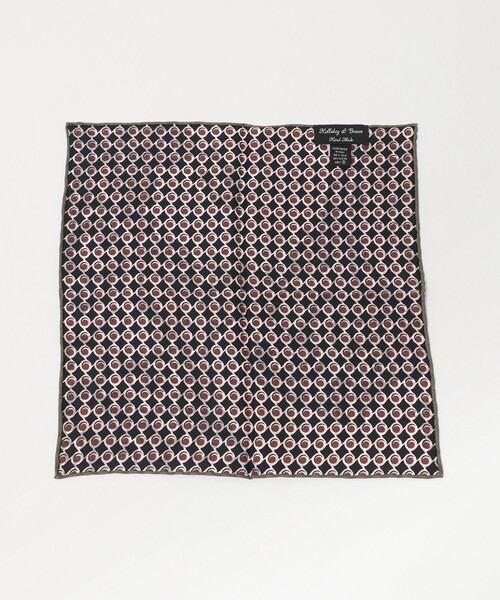 UNITED ARROWS（ユナイテッドアローズ）の「＜Holliday&Brown＞ ペイズリー プリント ポケットチーフ（ポケットチーフ・メンズ・オレンジ/ブラック・FREE）」の8枚目の写真