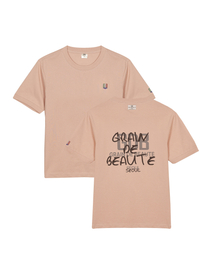 BACK LOGO GDB T-SHIRT 02 [INDY PINK]