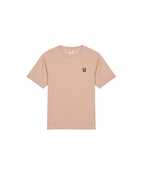 GRAIN DE BEAUTE（グランデボーテ）の「BACK LOGO GDB T-SHIRT 02 [INDY PINK]（Tシャツ/カットソー・レディース・ピンク・S/M/L/XL）」の3枚目の写真
