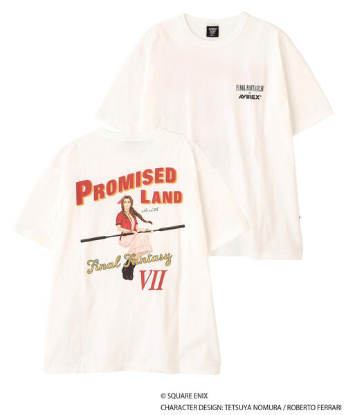 AVIREX × FINAL FANTASY VII REMAKE》PINUP T-SHIRT 'TIFA & AERITH