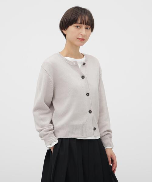 セール】CORD YARN WOOL KNITWEAR（カーディガン/ボレロ）｜MARGARET