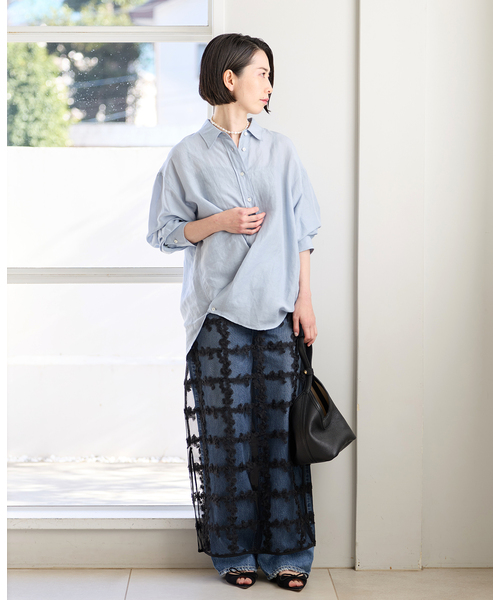 IENA（イエナ）の「BAUM UND PFERDGARTEN/バウム ウンド ヘルガーデン OP ワンピース（ワンピース・レディース・ブラック・FREE）」の9枚目の写真