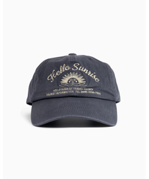 HELLO SUNRISE（ハローサンライズ）の「HS Travel Agency Logo Ball Cap_Gray Purple（キャップ）」