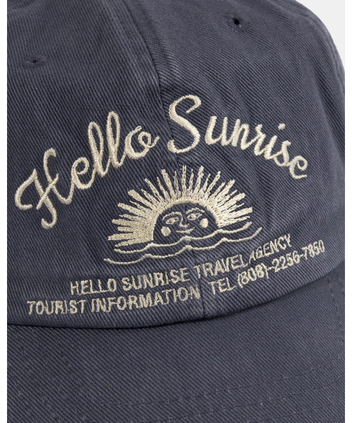 HELLO SUNRISE(ハローサンライズ)の「HS Travel Agency Logo Ball Cap_Gray Purple(キャップ・レディース・その他・OS)」の3枚目の写真