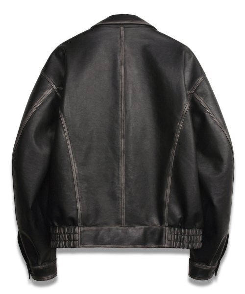 DOFFJASON(ドフジェーソン)の「ワシントンレザーカーブボマージャケット(ライダースジャケット・メンズ・その他・2XL/L/M/XL)」の2枚目の写真
