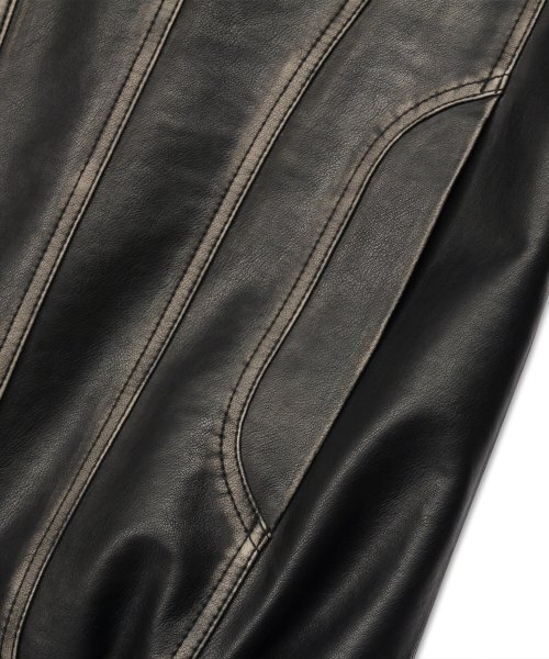 DOFFJASON(ドフジェーソン)の「ワシントンレザーカーブボマージャケット(ライダースジャケット・メンズ・その他・2XL/L/M/XL)」の4枚目の写真