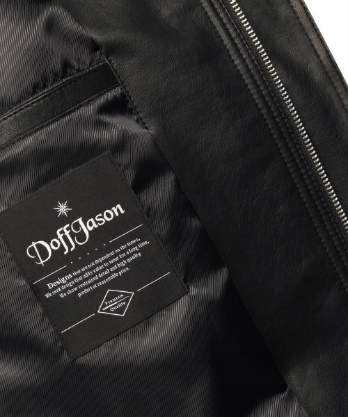 DOFFJASON(ドフジェーソン)の「ワシントンレザーカーブボマージャケット(ライダースジャケット・メンズ・その他・2XL/L/M/XL)」の5枚目の写真