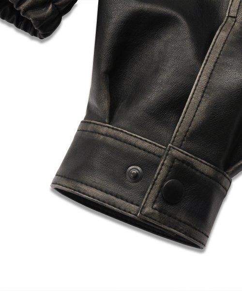 DOFFJASON(ドフジェーソン)の「ワシントンレザーカーブボマージャケット(ライダースジャケット・メンズ・その他・2XL/L/M/XL)」の6枚目の写真