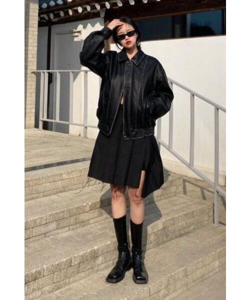 DOFFJASON(ドフジェーソン)の「ワシントンレザーカーブボマージャケット(ライダースジャケット・メンズ・その他・2XL/L/M/XL)」の18枚目の写真