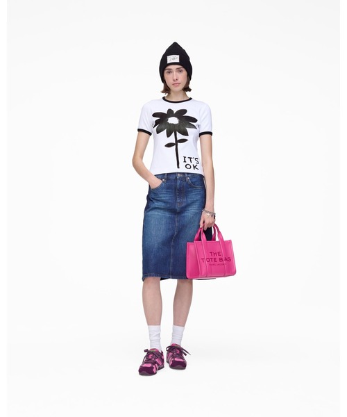 MARC JACOBS（マークジェイコブス）の「ARTIST SHRIGLEY IT'S OK RINGER TEE/デヴィッド・シュリグリー x マーク ジェイコブス イッツ オーケー リンガー ティー（Tシャツ/カットソー・レディース・ホワイト系その他・S/XS）」の3枚目の写真