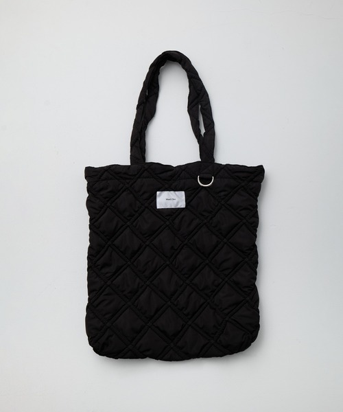 Muel Chic(ミュエルシック)の「Lome quilt bag ロメキルトバッグ(トートバッグ・レディース・ブラック/ベージュ/オフホワイト/ライトブルー・FREE)」の6枚目の写真