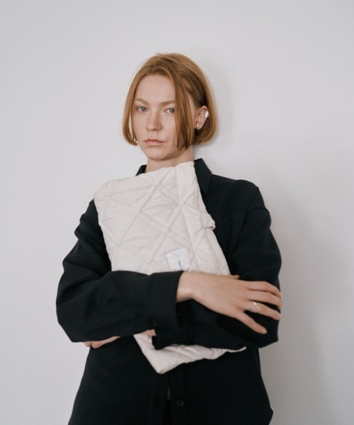 Muel Chic(ミュエルシック)の「Lome quilt bag ロメキルトバッグ(トートバッグ・レディース・ブラック/ベージュ/オフホワイト/ライトブルー・FREE)」の14枚目の写真