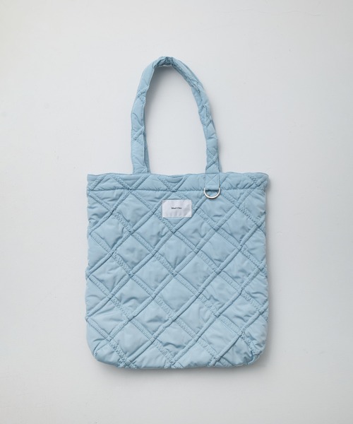 Muel Chic(ミュエルシック)の「Lome quilt bag ロメキルトバッグ(トートバッグ・レディース・ブラック/ベージュ/オフホワイト/ライトブルー・FREE)」の12枚目の写真