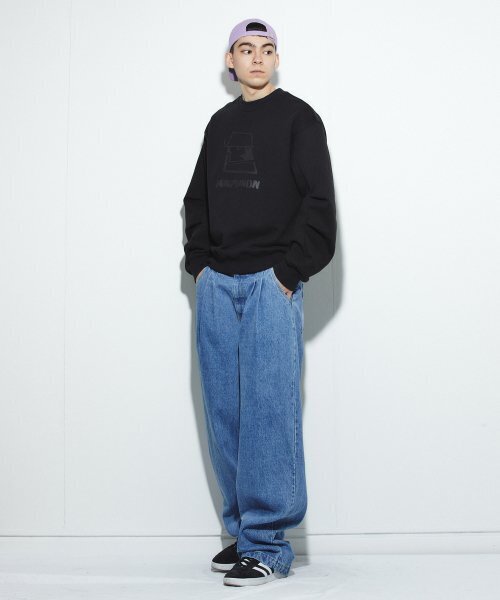 MILLIMILLION（ミリミリオン）の「BASALT 2TUCK DENIM PANTS B01（デニムパンツ・メンズ・その他・L/XL）」の2枚目の写真