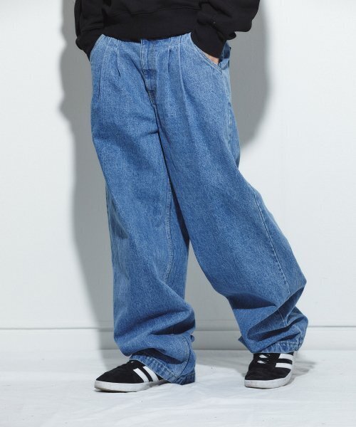 MILLIMILLION（ミリミリオン）の「BASALT 2TUCK DENIM PANTS B01（デニムパンツ・メンズ・その他・L/XL）」の5枚目の写真