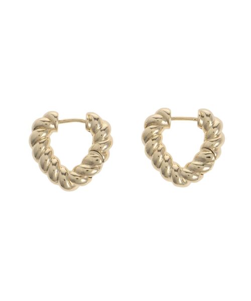 EVRIS（エヴリス）の「WAVE HEART MOTIF ピアス（ピアス（両耳用）・レディース・シルバー/ゴールド・FREE）」の15枚目の写真