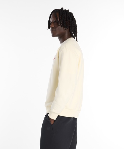 NEW BALANCE(ニューバランス)の「LNYクルースウェット(スウェット・メンズ・アイボリー/バーガンディー・SMALL/MEDIUM/LARGE/X-LARGE/XX-LARGE)」の3枚目の写真