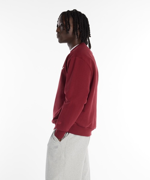 NEW BALANCE(ニューバランス)の「LNYクルースウェット(スウェット・メンズ・アイボリー/バーガンディー・SMALL/MEDIUM/LARGE/X-LARGE/XX-LARGE)」の10枚目の写真