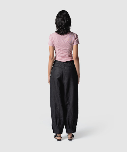 muller of yoshiokubo(ミュラーオブヨシオクボ)の「muller of yoshiokubo ミュラーオブヨシオクボ / REVERSIBLE TWIST TOP バイカラーリバーシブルツイストトップス / MLS26107(Tシャツ/カットソー・レディース・グリーン/ピンク/グレー/ホワイト・36/38)」の16枚目の写真