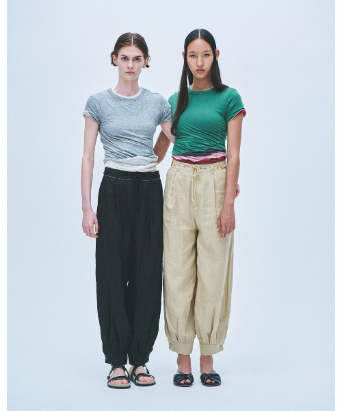 muller of yoshiokubo(ミュラーオブヨシオクボ)の「muller of yoshiokubo ミュラーオブヨシオクボ / REVERSIBLE TWIST TOP バイカラーリバーシブルツイストトップス / MLS26107(Tシャツ/カットソー・レディース・グリーン/ピンク/グレー/ホワイト・36/38)」の21枚目の写真