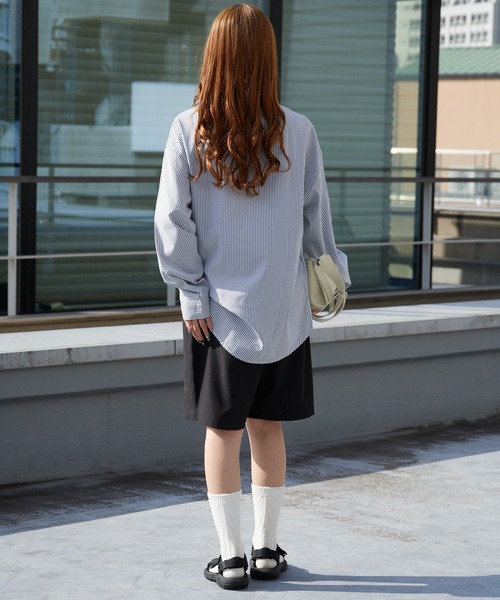 WILD THINGS(ワイルドシングス)の「WILD THINGS/ワイルドシングス BASE SHORTS ブランドロゴ イージーショーツ 2026年春夏(その他パンツ・メンズ・ブラック/グレー・M/L/XL)」の5枚目の写真