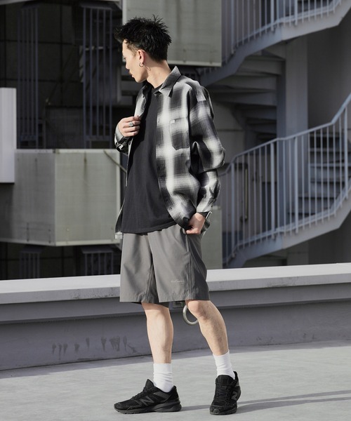 WILD THINGS(ワイルドシングス)の「WILD THINGS/ワイルドシングス BASE SHORTS ブランドロゴ イージーショーツ 2026年春夏(その他パンツ・メンズ・ブラック/グレー・M/L/XL)」の19枚目の写真