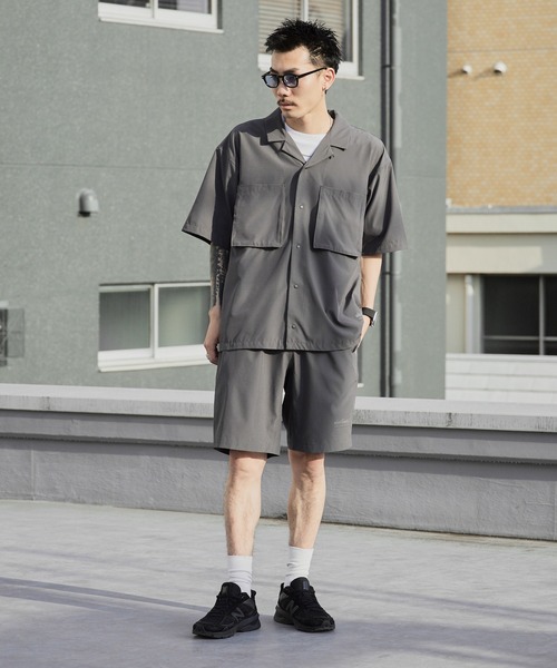 WILD THINGS（ワイルドシングス）の「WILD THINGS/ワイルドシングス BASE SHORTS ブランドロゴ イージーショーツ 2026年春夏（その他パンツ・メンズ・ブラック/グレー・M/L/XL）」の20枚目の写真