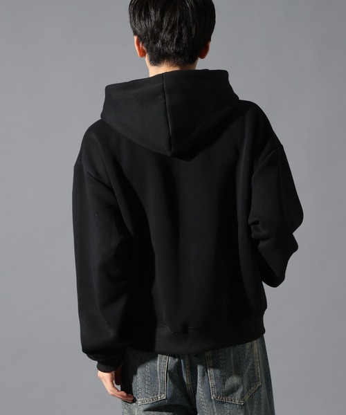 LAND MUSEUM（ランドミュージアム）の「LAND MUSEUM／ショートスタッズジップパーカー（パーカー・メンズ・ブラック/グレー・MEDIUM/LARGE）」の15枚目の写真