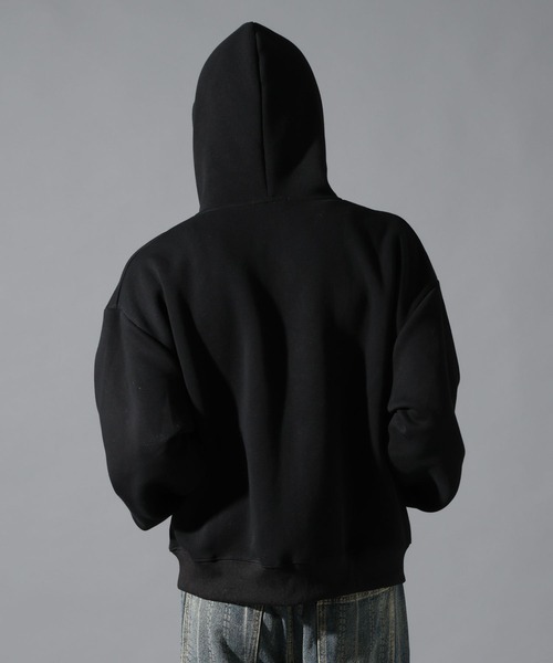 LAND MUSEUM（ランドミュージアム）の「LAND MUSEUM／ショートスタッズジップパーカー（パーカー・メンズ・ブラック/グレー・MEDIUM/LARGE）」の18枚目の写真