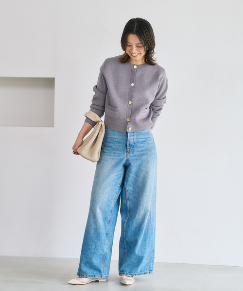 LE TALON（ルタロン）の「LETALON RIBRIB TOTE（トートバッグ・レディース・ブラック/アイボリー・FREE）」の4枚目の写真