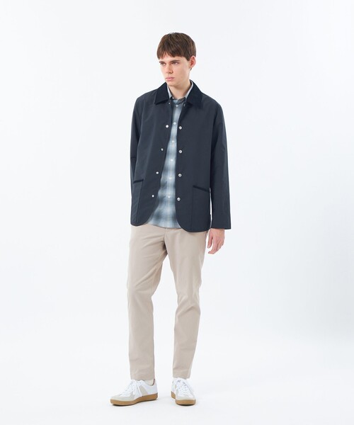 MACKINTOSH PHILOSOPHY(マッキントッシュ フィロソフィー)の「CORDURAR タイプライター WARENFORD STUDS(ウァレンフォード スタッズ)(ブルゾン・メンズ・ダークネイビー/グレー系その他・40/38)」の5枚目の写真
