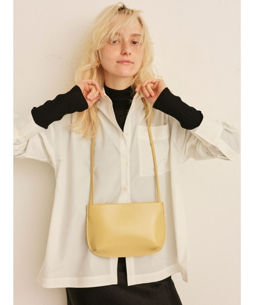 Rouge vif（ルージュヴィフ）の「【CHIMERE/シメール】スプリットレザーミニショルダーバッグ（トートバッグ・レディース・イエロー/ブラック・フリー）」の9枚目の写真