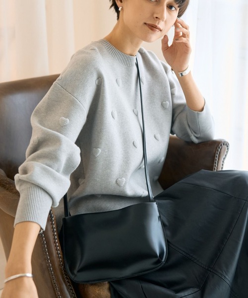 Rouge vif（ルージュヴィフ）の「【CHIMERE/シメール】スプリットレザーミニショルダーバッグ（トートバッグ・レディース・イエロー/ブラック・フリー）」の4枚目の写真