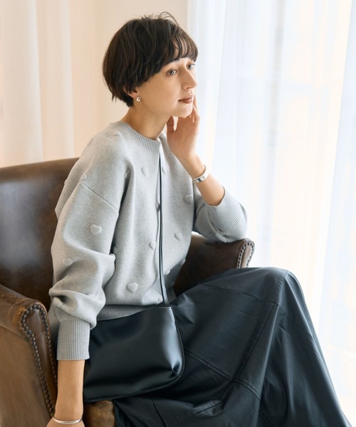 Rouge vif（ルージュヴィフ）の「【CHIMERE/シメール】スプリットレザーミニショルダーバッグ（トートバッグ・レディース・イエロー/ブラック・フリー）」の5枚目の写真