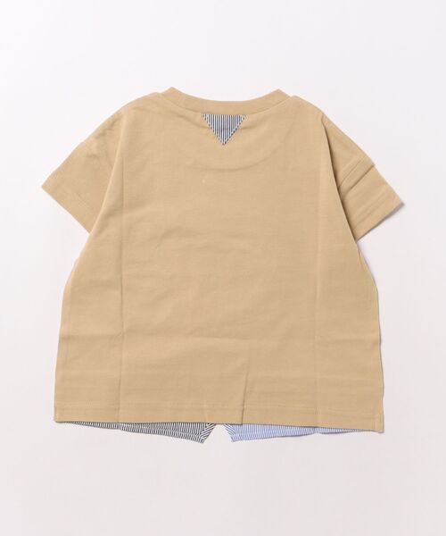 RAGMART（ラグマート）の「アニマルプリント半袖Tシャツ（Tシャツ/カットソー・キッズ・グリーン/ベージュ/ブルー/オフホワイト・130cm/120cm/110cm/100cm）」の5枚目の写真