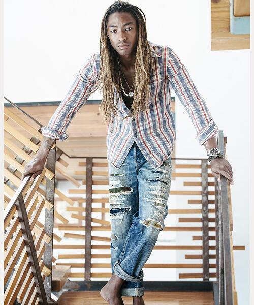 RRL(ダブル アール エル)の「ヴィンテージ 5ポケット Averie ジーンズ(デニムパンツ・メンズ・ブルー・28/30/29/30/30/30/31/30/32/30/32/32/33/32/34/32/36/32)」の4枚目の写真